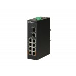 DAHUA PFS3110-8ET-96-V2 8FE PoE Port (96W), 1GE Uplink, 1xSFP Endüstriyel Switch