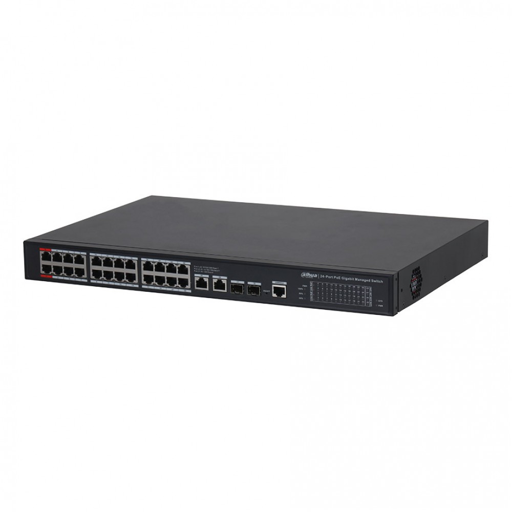 DAHUA S4228-24GT-360 28-Port Managed Desktop Gigabit Switch with 24-Port PoE