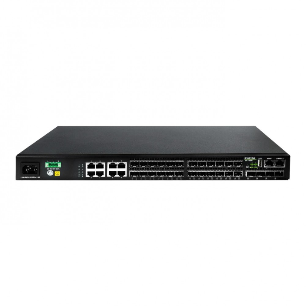 DCN S5750E-28F-SI,24 SFP/8UTP+4*10G L3