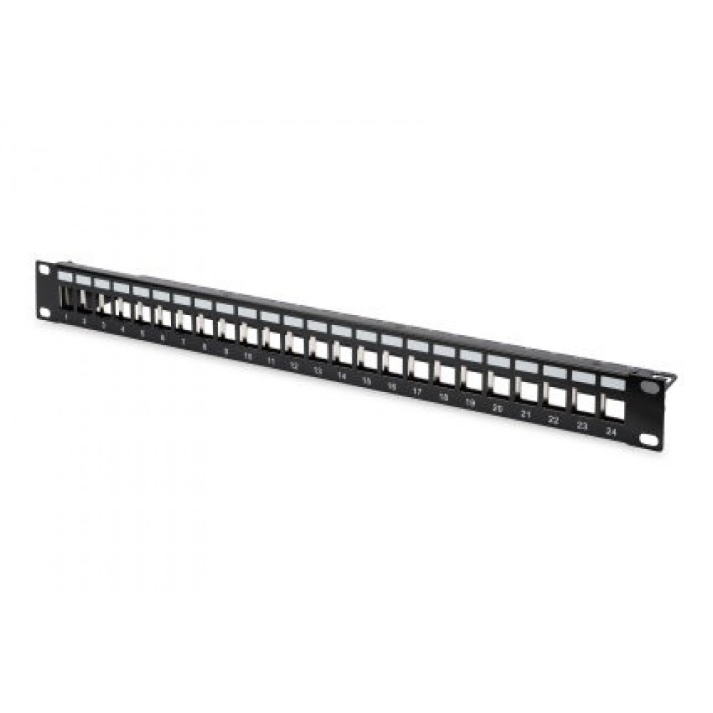 Digitus DN-91411 24 PORT Boş Patch Panel, Zırhlı, 1U