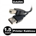 DK CB USB2PRNL150 / DARK DK CB USB2PRNL150  1,5m USB2.0 Yazıcı Kablosu