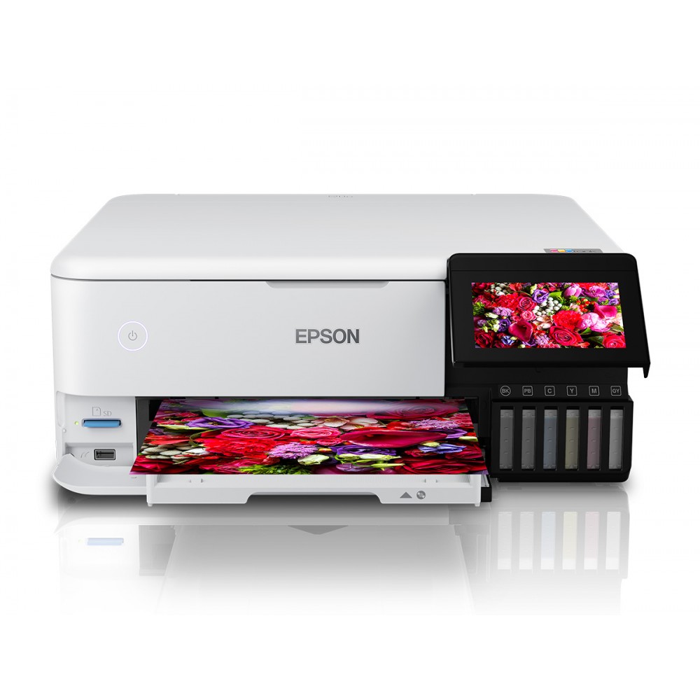 EPSON L8160  A4 EcoTank WiFi, Eth.Dublex, Yazıcı Tarayıcı,Fotokopi LCD