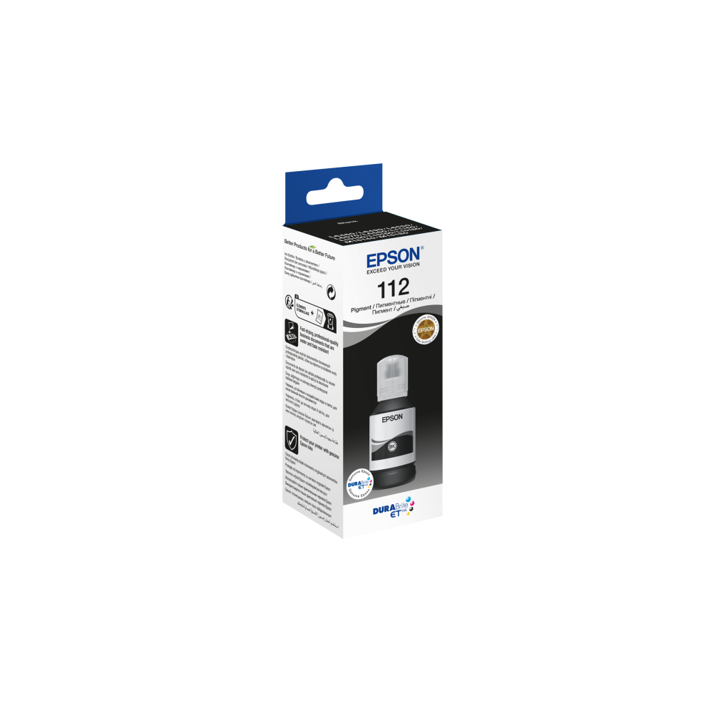 EPSON T06C14 (112) EcoTank Black Siyah Şişe Mürekkep 127 ml
