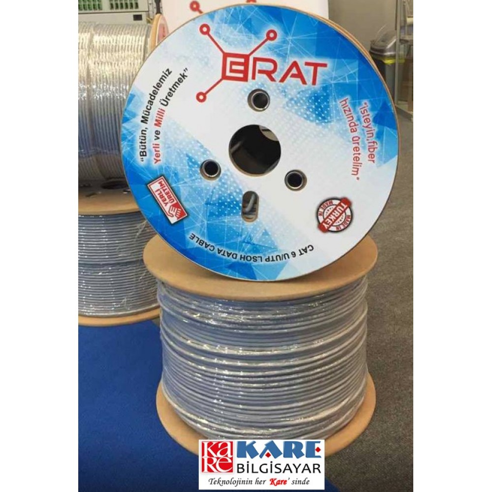 ERAT CAT6A U/FTP LS0H 23 AWG 500 MHz GRI 500m Makara