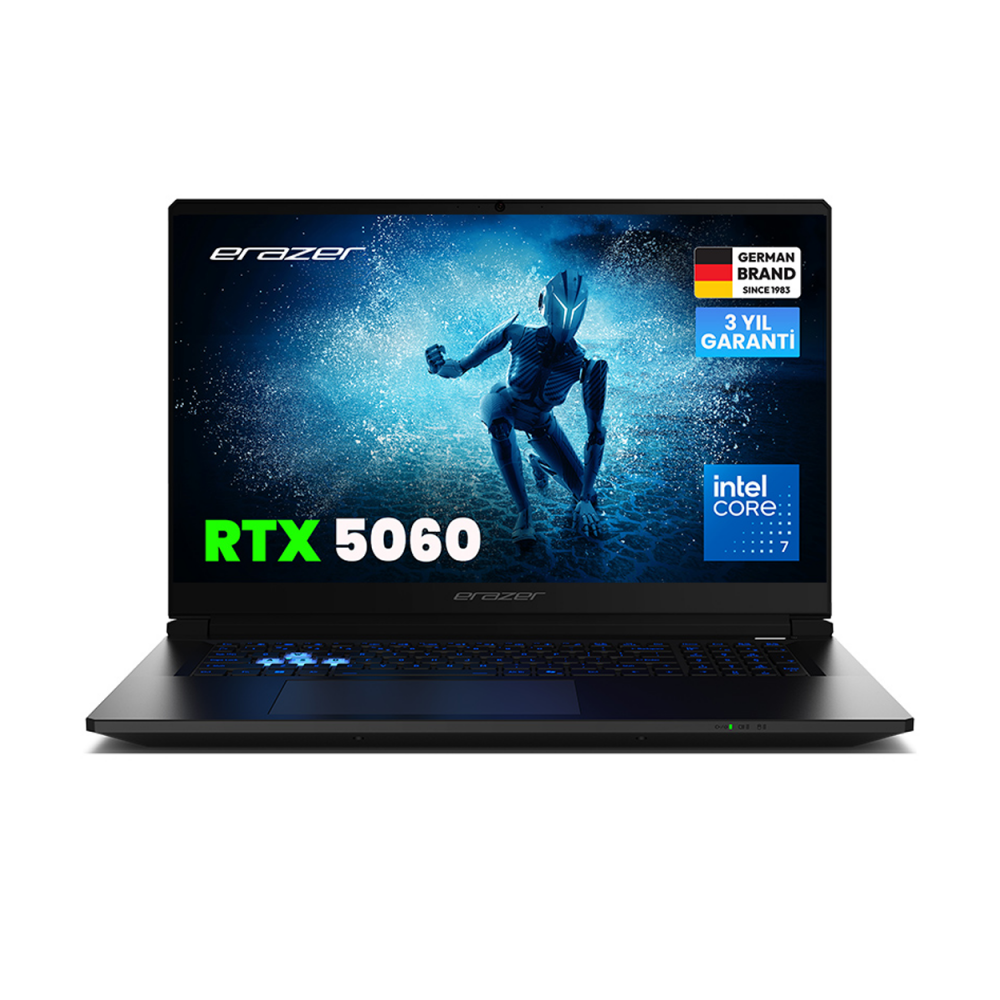 ERAZER Defender 17 P1 17.3" Core 7-240H 32GB 2TB RTX5060 FDOS