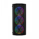 EVEREST BUMPY 4*12cm RGB Fan 600W APFC Tempered Camlı ATX Mid-T Gaming Oyuncu Ka