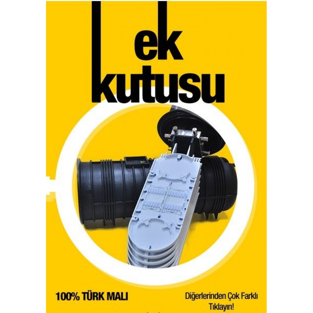 FOERATEKKT2-04 / Yer Altı 4 Kasetli Fiber Optik Ek Kutusu Küçük