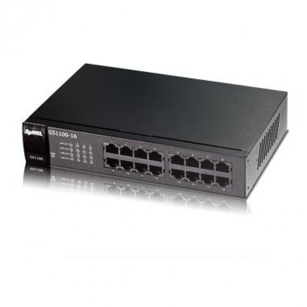 GS1100-16 / Zyxel GS1100-16 16 Port Gigabit Unmanaged Switch