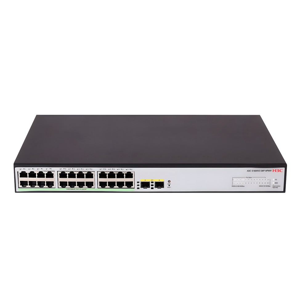 H3C Aolynk S1600V2-26P 24GE Port, 2xSFP L2 Yönetilebilir Switc