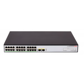 H3C S1600V2-26P-HPWR-GL 24GE PoE+ Ports (370W), 2x SFP L2 Yönetilebilir Switch