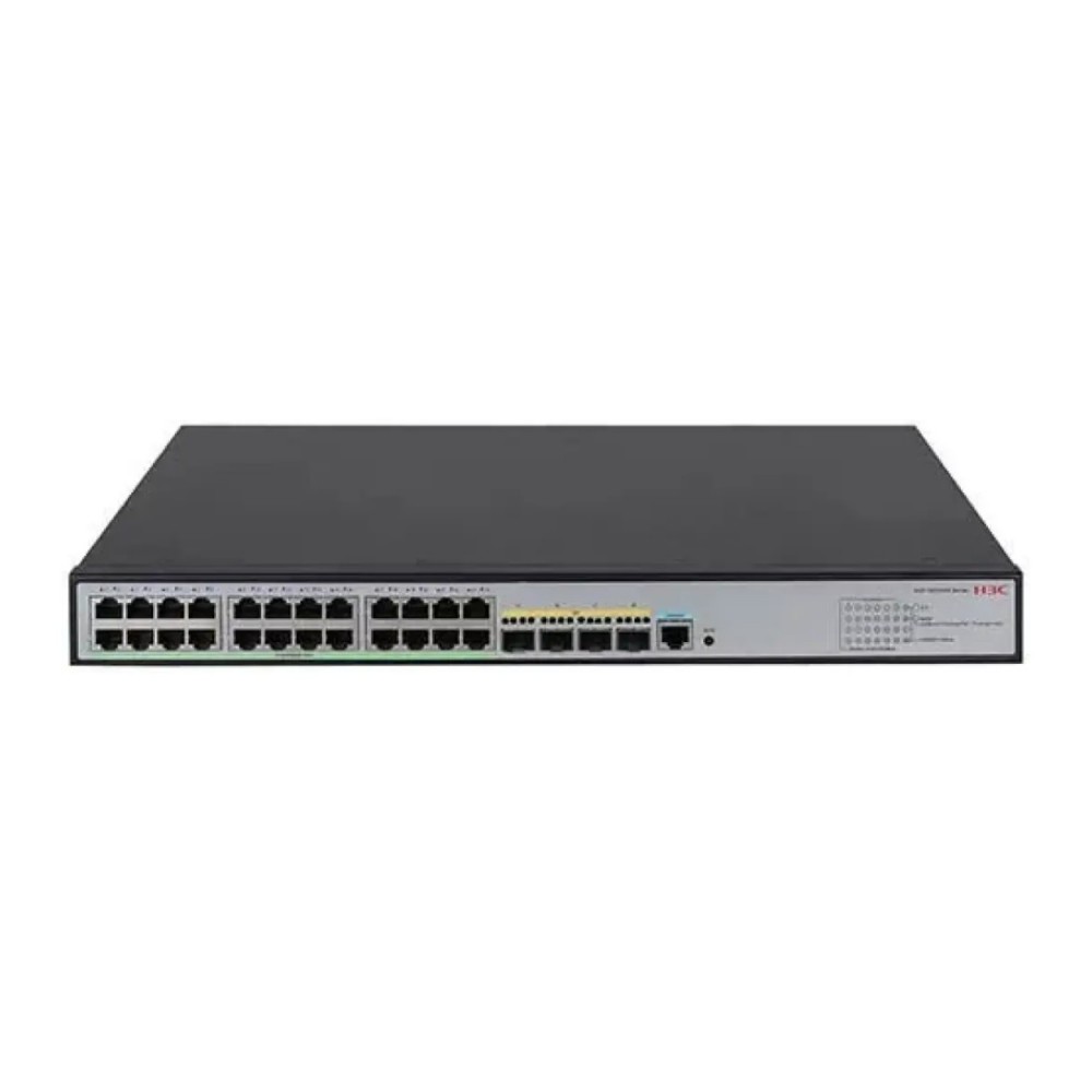 H3C S5130S-28P-HPWR-EI-AC 24GE PoE+ Port (370W), 4x Combo L2 Yönetilebilir