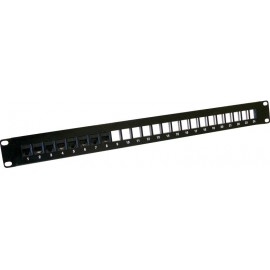 HCS 24 port Keystone Jack FTP Boş 19"  Panel