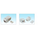 HCS 8P8C RJ-45 UTP Keystone Jack CAT 6, LSA+ / 110 IDC T568 A/B, 180 derec