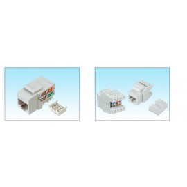 HCS 8P8C RJ-45 UTP Keystone Jack CAT 6, LSA+ / 110 IDC T568 A/B, 180 derec