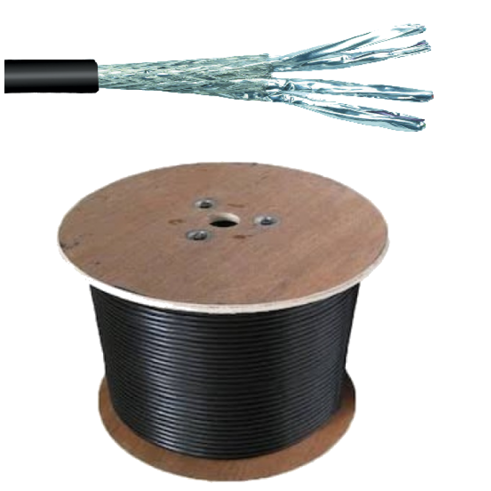 HCS S/FTP CAT 6A LS0H Gri, 500m Makara 4x2x23#