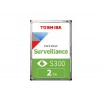 HDWT720UZSVA / TOSHIBA S300 Surveillance 2TB 5400RPM 128MB 7/24 DVR,NVR için Güvenlik HDD