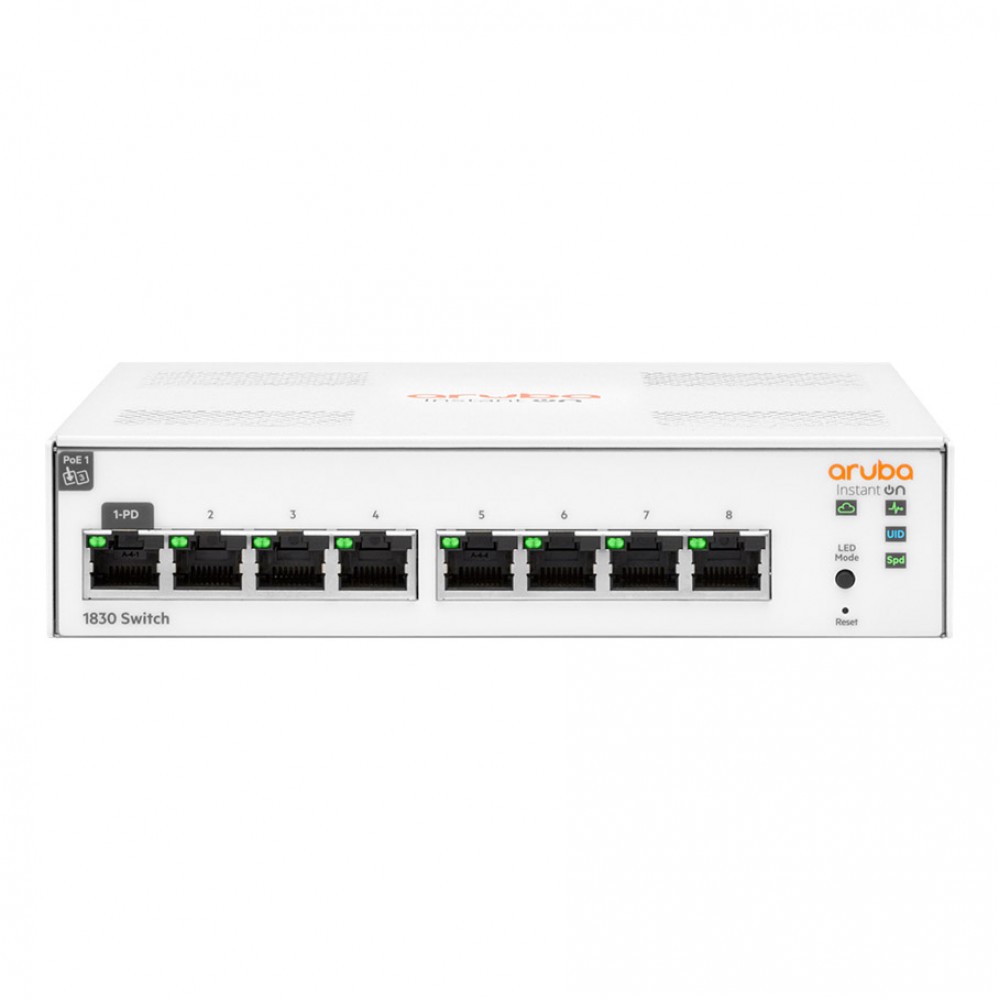 HPE ARUBA IOn 1830 JL810A 8G 8P 10/100/1000 Mbps Yönetilebilir Switch