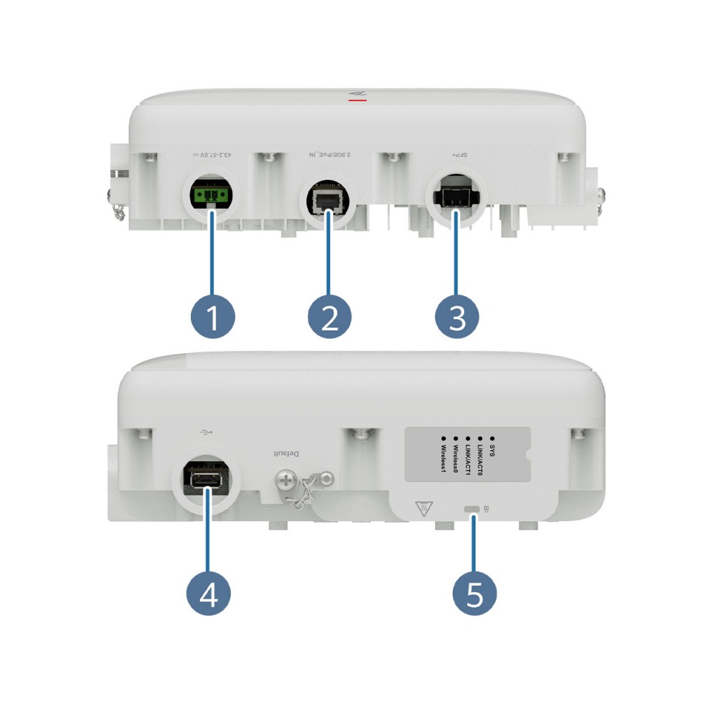 HUAWEI eKitEngine AP772E (Wi-Fi 7) BE6450 600-5760Mbps 4x4 Outdoor AP