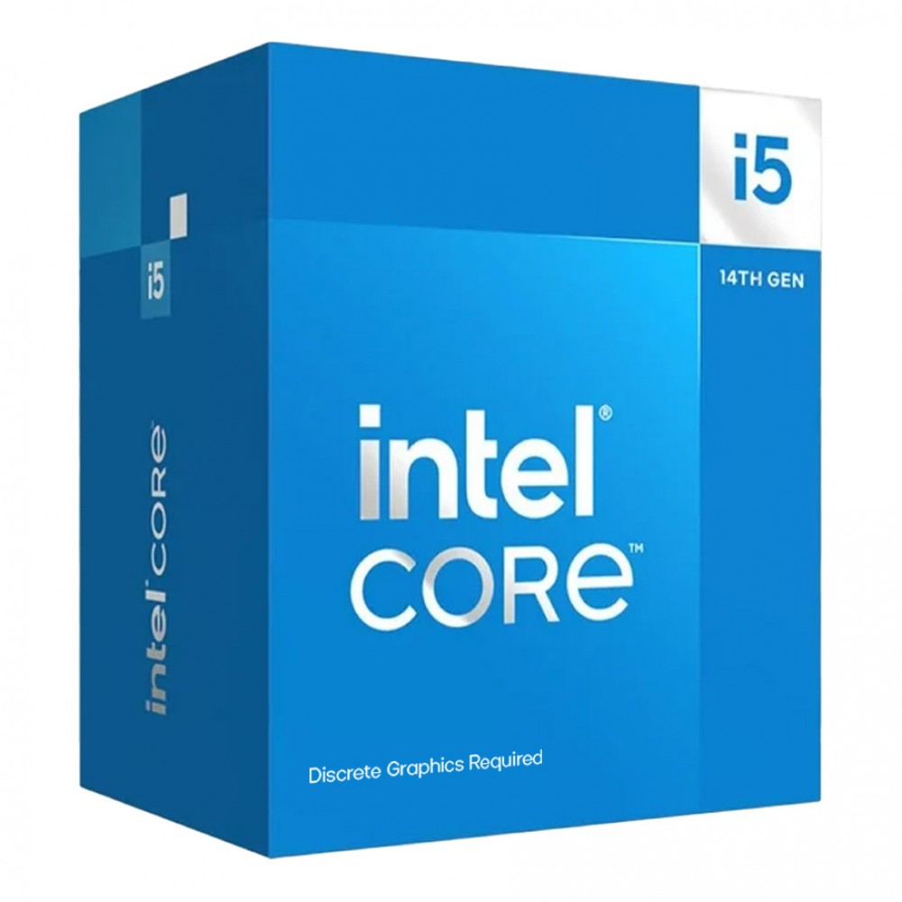 INTEL Raptor Lake i5-14400F VGA'sız, FANLI 10 Cores 2,50/4.70Ghz 20MB LGA 1700