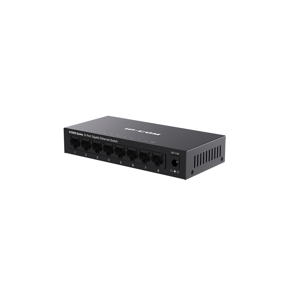 IP-COM G1008M 8GE Port Metal Desktop Switch