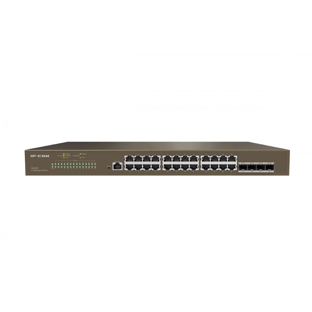 IP-COM G5328F 24GE Port, 4xSFP L3 Cloud Yönetilebilir Switch