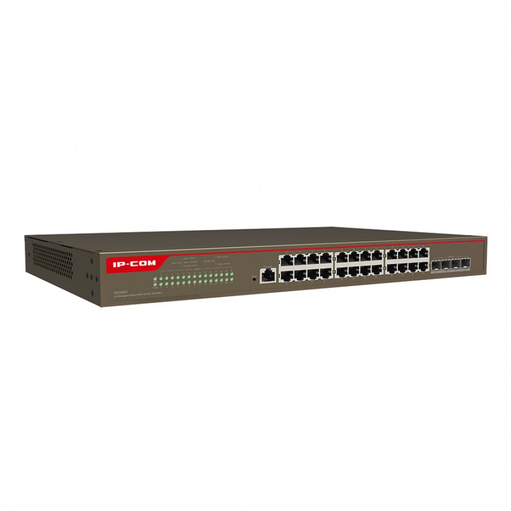 IP-COM G5328X 24GE Port, 4x10G SFP+ L3 Cloud Yönetilebilir Switch