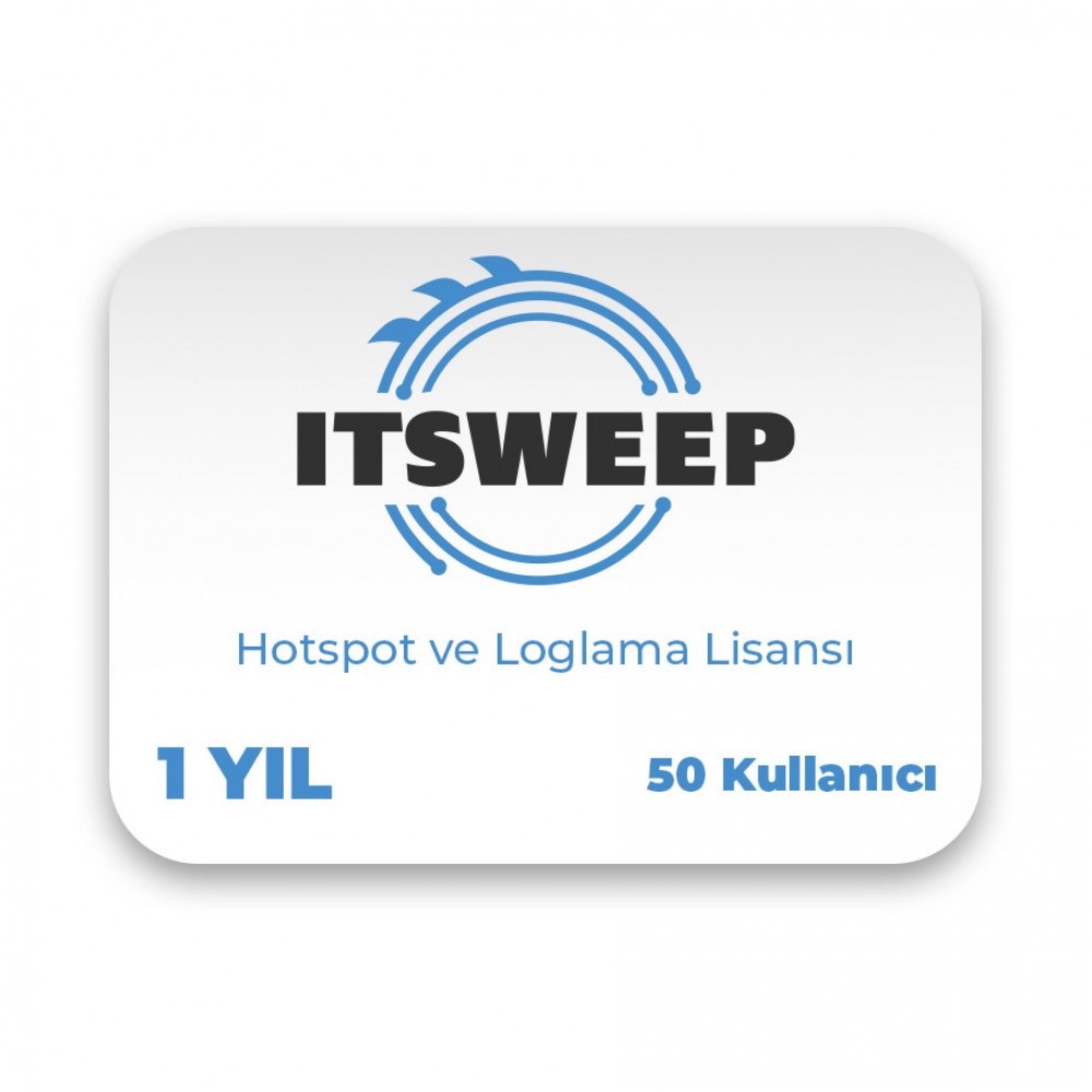 ITSWEEP HS1-50 Hotspot ve Loglama Lisansı - 1 Yıl (50 Kullanıcı)