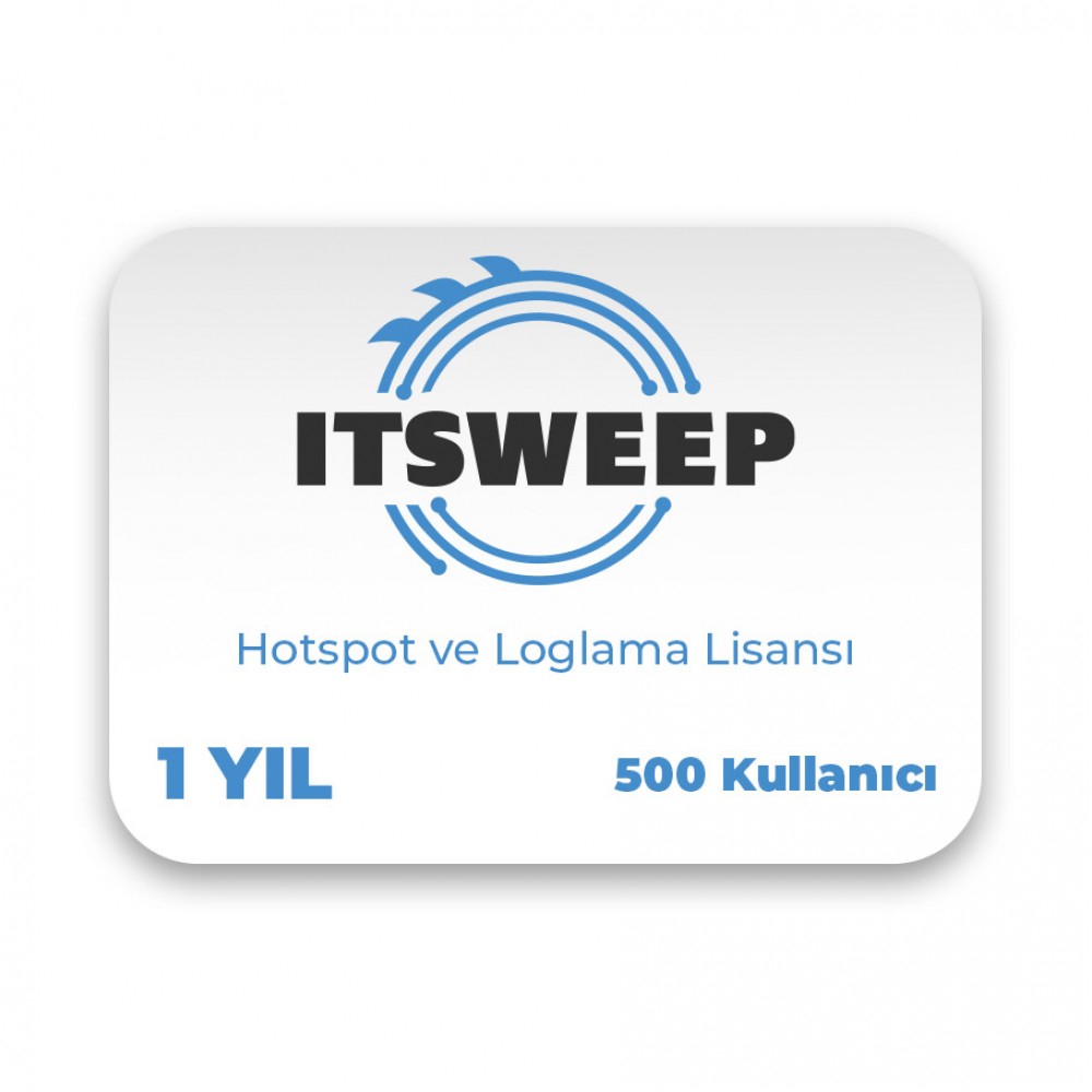 ITSWEEP HS1-500 Hotspot ve Loglama Lisansı - 1 Yıl (500 Kullanıcı)