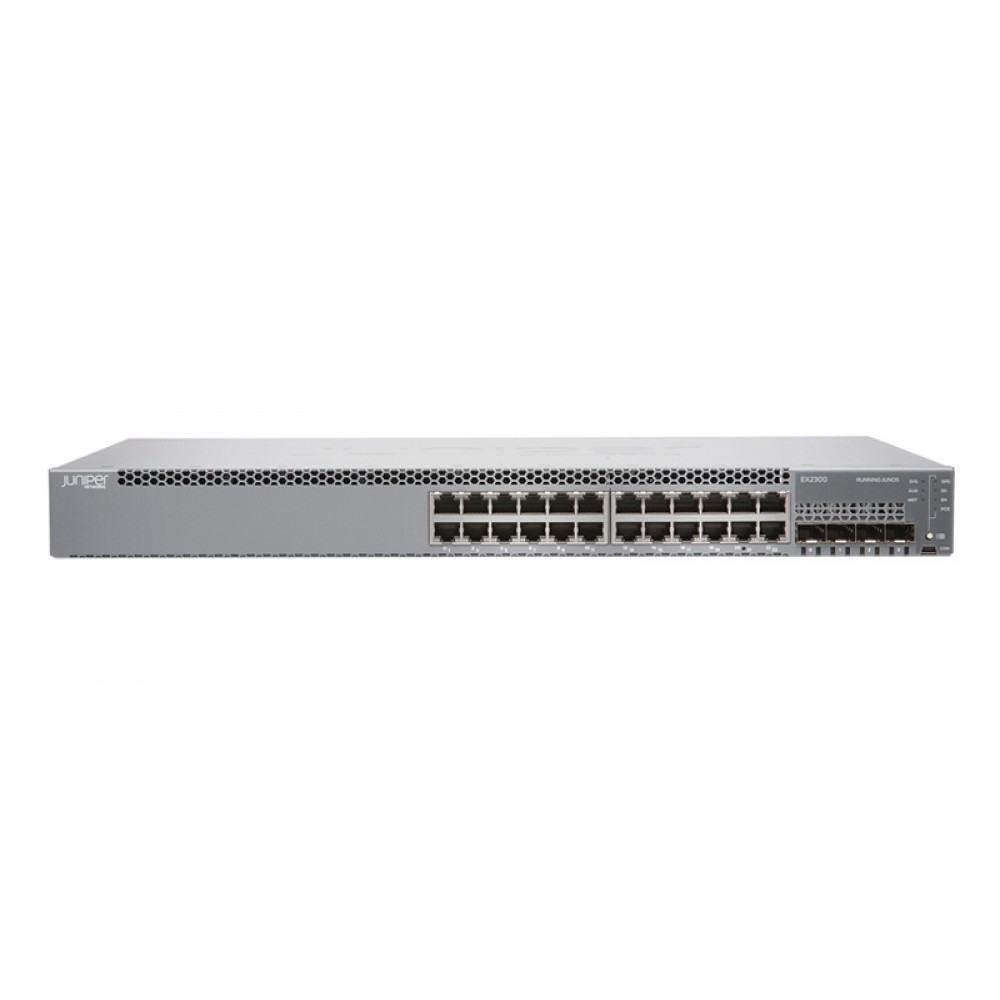 Juniper EX2300 24-port 10/100/1000BaseT, 4 x 1/10G SFP/SFP+(optics sold se