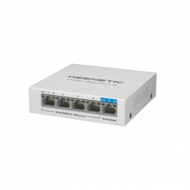 KEENETIC Switch 5 4GE PoE+ Port (60W), 1GE Uplink Desktop Switch