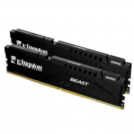 KINGSTON Beast Black Expo DDR5 64GB (32x2) 6000MHz CL30 Soğutuculu PC Performans