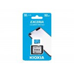 KIOXIA 32GB EXCERIA MICRO SDHC UHS-1 C10 100MB/sn