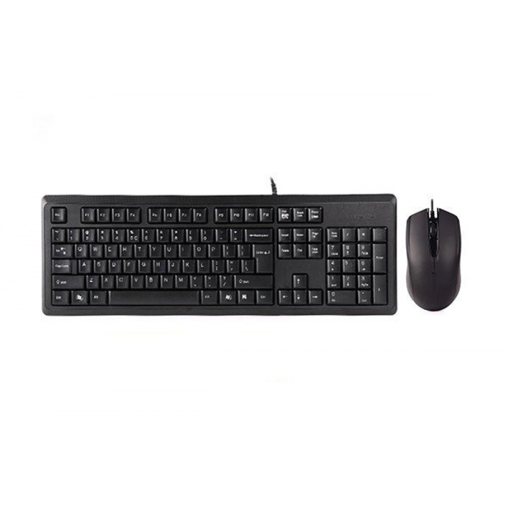 KR-9276 / A4 TECH KR-9276 Q Kablolu USB Q MM fonks. Klavye + Optik Mouse Set