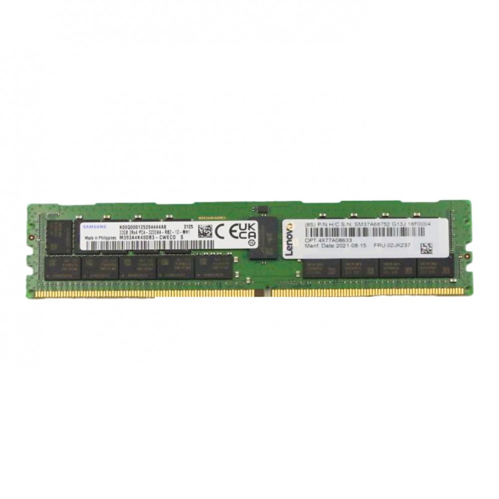 LENOVO 32GB TRUDDR4 3200 MHZ 2RX4 1.2V RDIMM THINKSYSTEM