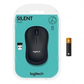 LOGITECH M220 Kablosuz Sessiz Mouse Siyah (910-004878)