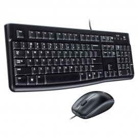 LOGITECH MK120 Kablolu Klavye Mouse MM Set Siyah USB (920-002560)