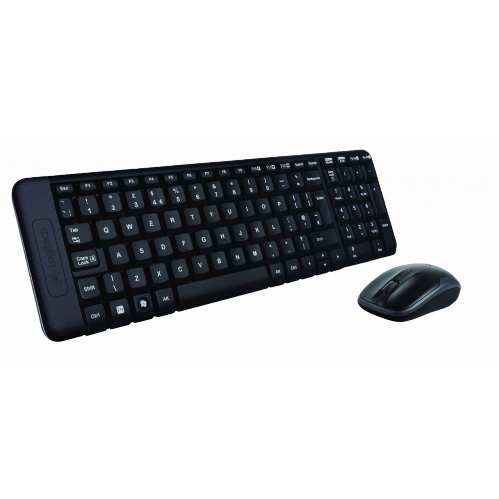 LOGITECH MK220 Kablosuz Klavye Mouse Set Siyah (920-003163)