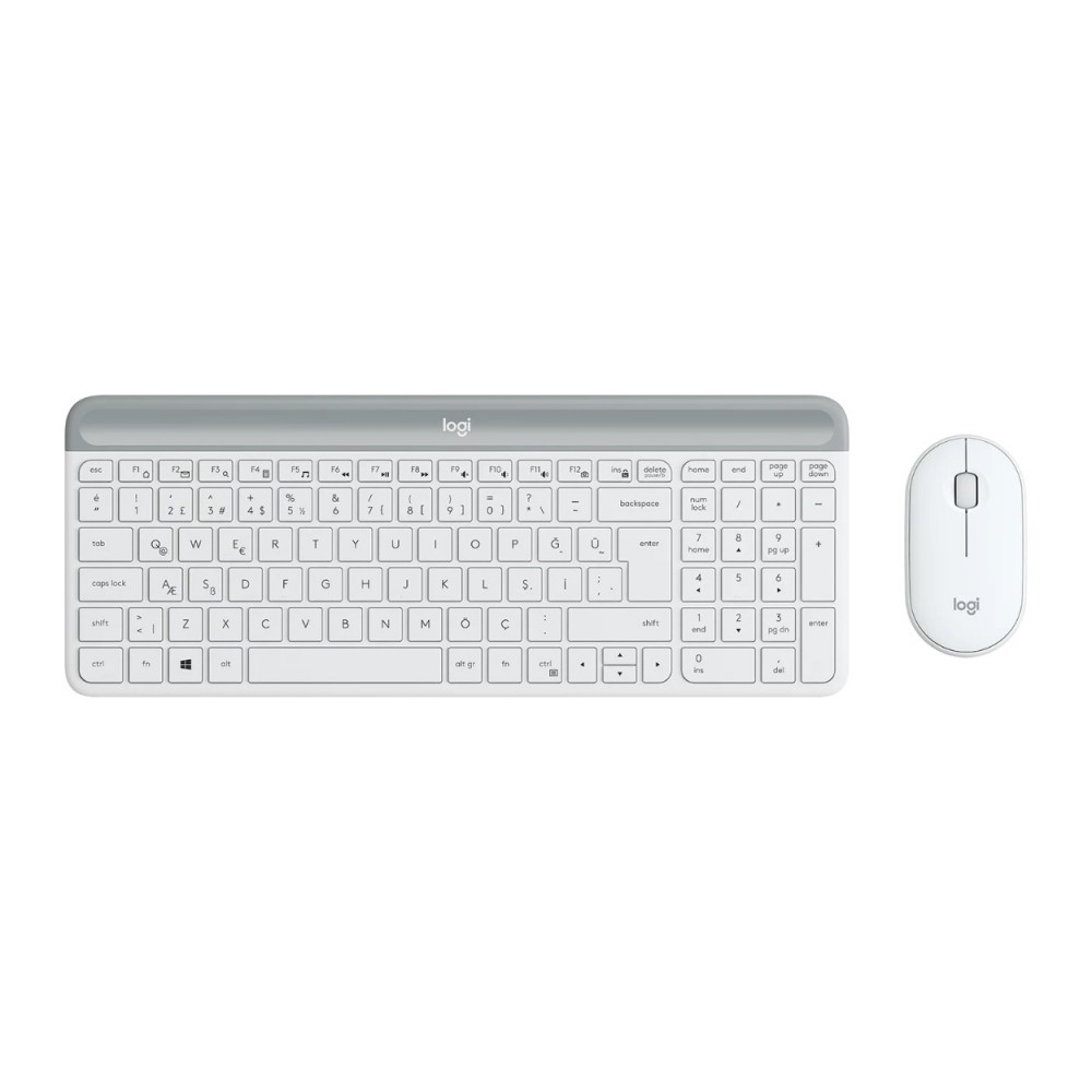 LOGITECH MK470 KABLOSUZ KLAVYE & MOUSE SETİ-BEYAZ