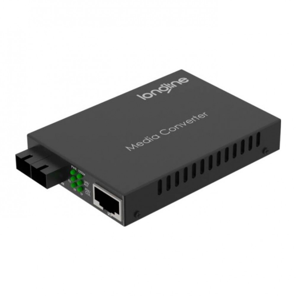 Longline 10/100/1000M 850nm MM 550mt SC Media Converter