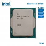 INTEL Raptor Lake i5-14400 Tray VGA'lı, Fansız 10C 2,50/4.70Ghz 20MB LGA1700