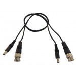 MERVESAN KABLOLU BNC KONNEKTÖR + POWER JAK FİŞ 2.1 MM 2li (MRW-BNC/DC ARA)