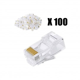 MOLIX RJ45 Cat6 UTP RJ-45 100 Lü Pkt Konnektör