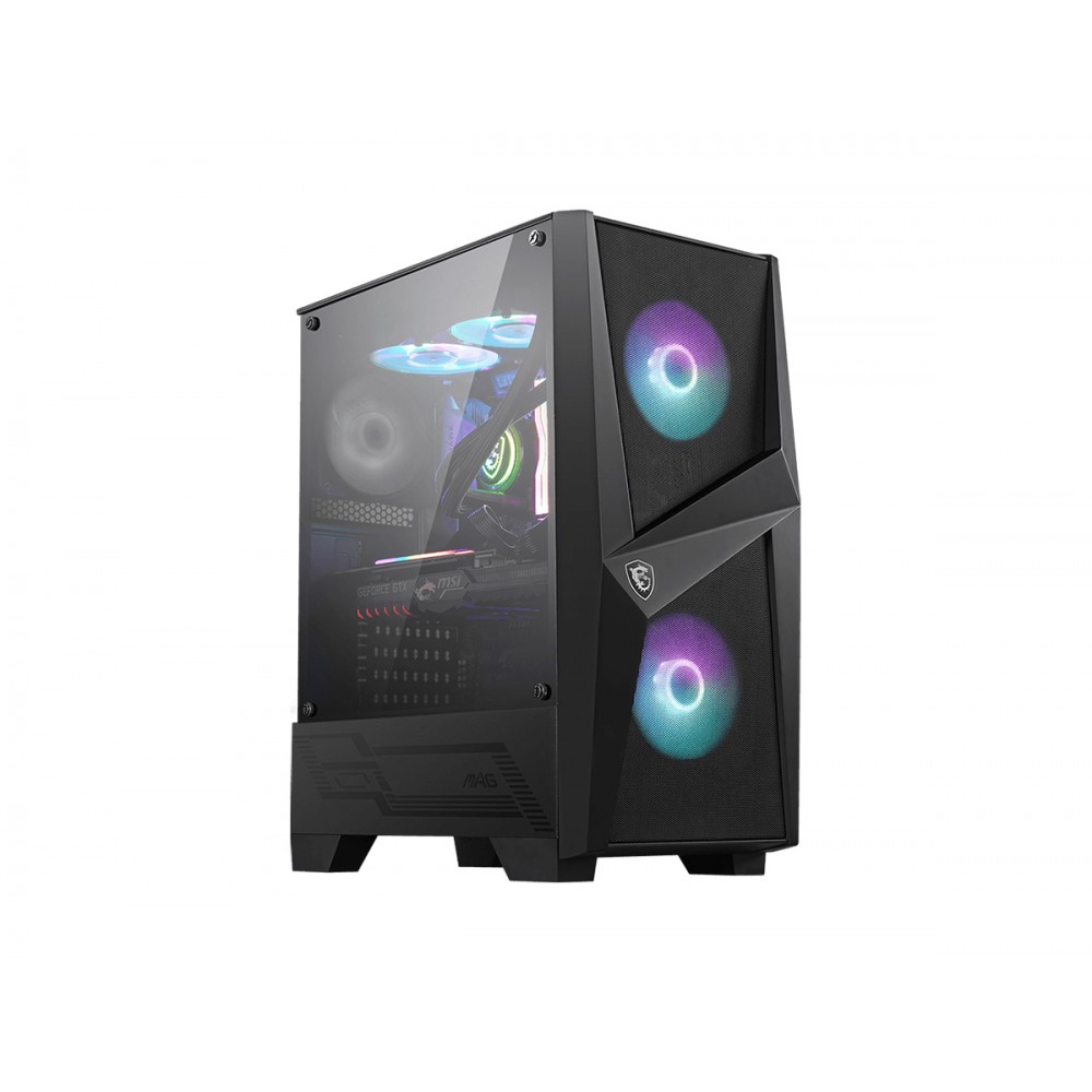 MSI MAG FORGE 100R TEMPERLI CAM 2X A-RGB FAN ,1X 120MM FAN ATX GAMING PSU Yok