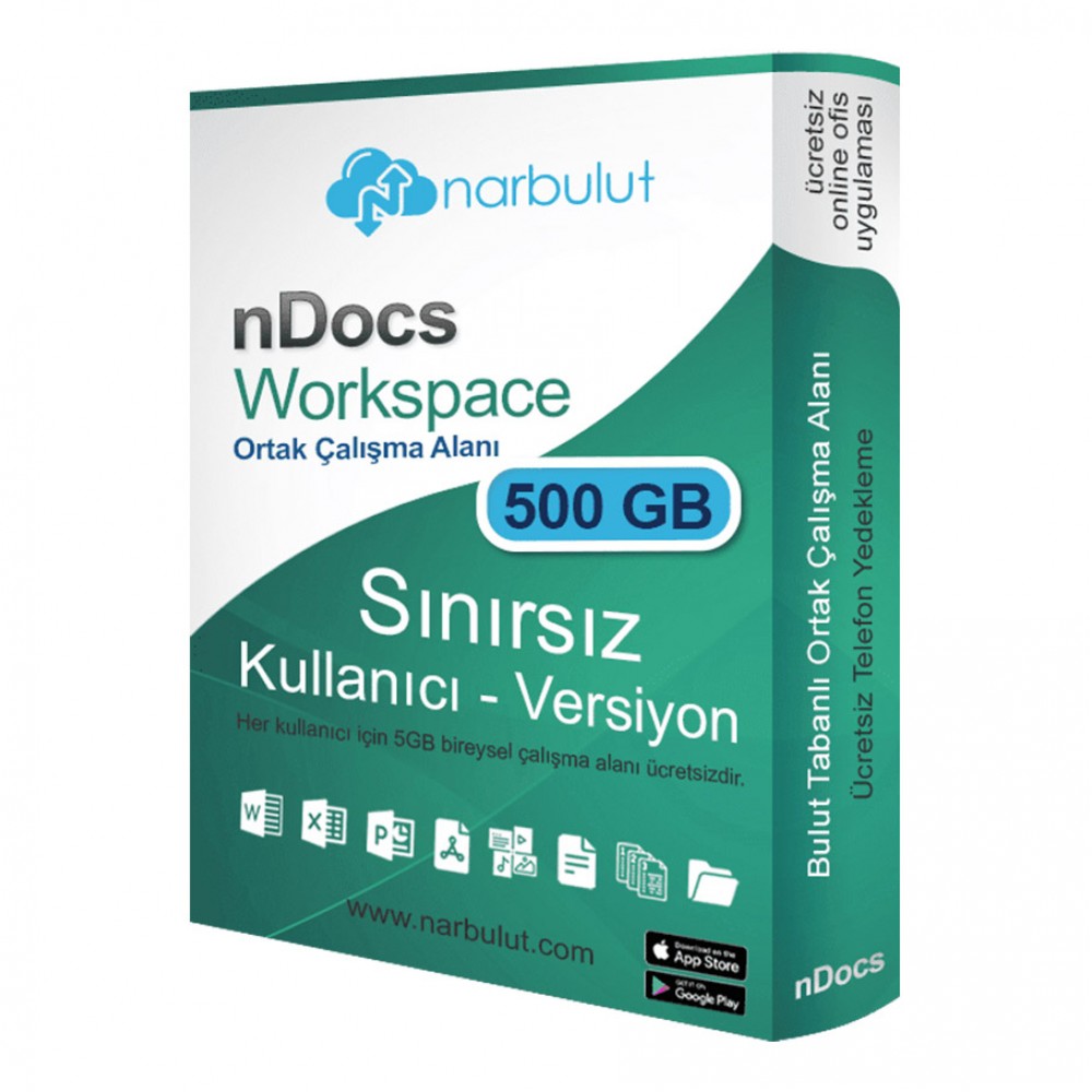 NARBULUT nDocs 500GB Workspace - 1 year of basic support is included