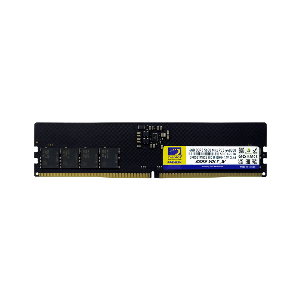 TwinMOS DDR5 16GB 5600MHz CL46 Desktop Ram