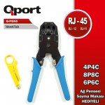 QPORT RJ45 - RJ11- RJ12 PENSE - MAKAS HEDİYELİ (Q-PEN5)