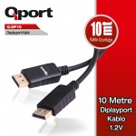 QPORT 10M DISPLAY KABLO 1.2V (YENİ VERSİYON EKRAN KARTLARI İLE UYUMLU) (Q-DP10)
