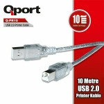 QPORT 10M USB 2.0 PRINTER KABLOSU (Q-PR10)