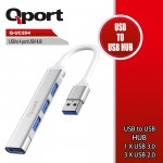 QPORT 4 PORT USB TO USB ÇOKLAYICI (Q-UC204)