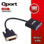 QPORT DVI TO VGA 24+1  ÇEVİRİCİ (YENİ EKRAN KARTLARIYLA UYUMLU) (Q-VDV2)